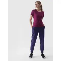 4F T-shirt damski F1845 fioletowy, Kolor: fioletowy, Rozmiar: XS, 3 zdjęcie