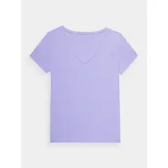 4F koszulka damska t-shirt sportowy fitness bawełniany F1359 fioletowy, Kolor: niebieski, Rozmiar: S, 6 zdjęcie