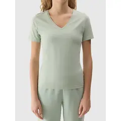 4F koszulka damska t-shirt sportowy fitness bawełniany F1359 zielony, Kolor: zielony, Rozmiar: XS, 6 zdjęcie