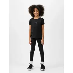 4F Legginsy dziewczęce F223 czarne, Kolor: czarny, Rozmiar: 122/128