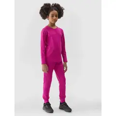 4F Longsleeve dziewczęcy F212 różowy, Kolor: różowy, Rozmiar: 128, 3 zdjęcie