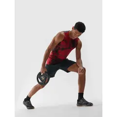 4F Spodenki krótkie treningowe męskie M574 szare, Kolor: szary, Rozmiar: XL, 4 zdjęcie