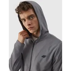 4F Polar męski rozpinany M290 szary, Kolor: szary, Rozmiar: S, 2 zdjęcie