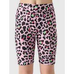 4F Legginsy dziewczęce w panterkę F133, Kolor: różowy, Rozmiar: 158/164, 3 zdjęcie