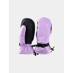 4F Rękawiczki narciarskie dziecięce F147 fioletowe, Kolor: fioletowy, Rozmiar: L