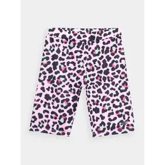 4F Legginsy dziewczęce w panterkę F133, Kolor: różowy, Rozmiar: 158/164, 4 zdjęcie