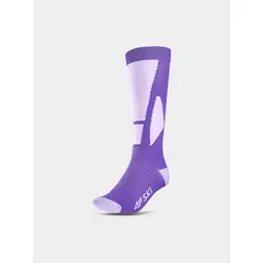 4F Skarpety narciarskie F149 fioletowe, Kolor: fioletowy, Rozmiar: 35-38