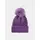 4F JUNIOR Czapka dziecięca z pomponem F419 fioletowa, Kolor: fioletowy, Rozmiar: one size 4F JUNIOR Czapka dziecięca z pomponem F419 fioletowa, Kolor: fioletowy, Rozmiar: one size