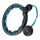 HMS HHM17 HULA HOP BLACK/TURQUOISE Z MAGNESAMI I OBCIĄŻNIKIEM + LICZNIK, Kolor: czarny/turkusowy HMS HHM17 HULA HOP BLACK/TURQUOISE Z MAGNESAMI I OBCIĄŻNIKIEM + LICZNIK, Kolor: czarny/turkusowy