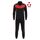 GIVOVA dres sportowy męski komplet bluza i spodnie Triacetato czarny/czerwony, Kolor: czarny, Rozmiar: S GIVOVA dres sportowy męski komplet bluza i spodnie Triacetato czarny/czerwony, Kolor: czarny, Rozmiar: S