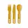 Zestaw sztucców Sea To Summit Passage Cutlery Set - 3pc, Kolor: żółty, Waga: 0.5