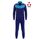 GIVOVA dres sportowy męski komplet bluza i spodnie TR018 czarny/zielony, Kolor: granatowy, Rozmiar: XL GIVOVA dres sportowy męski komplet bluza i spodnie TR018 czarny/zielony, Kolor: granatowy, Rozmiar: XL