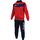 GIVOVA dres męski komplet spodnie i bluza TR018 czerwony, Kolor: czerwony, Rozmiar: S
