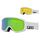 Gogle zimowe GIRO ROAM biały WORDMARK (szyba LODEN GREEN 26% S2 + żółty 77% S1)