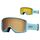 Gogle zimowe GIRO SAGEN LIGHT MINERAL THIRDS (szyba AMBER GOLD 19-42% S2 + szyba żółty 00% S2)
