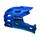 Kask full face BELL SUPER 3R MIPS matte niebieski bright niebieski, Kolor: niebieski, Rozmiar: L (58-62 cm)