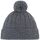 Czapka Eisbar Ayo Pompon MÜ z wełną merino szara, Kolor: szary, Rozmiar: one size