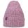 BUFF KNITTED & FLEECE BAND BEANIE EYLA PURPLE LILAC