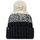BUFF KNITTED & FLEECE BAND BEANIE AKNA BLACK, Kolor: czarny, Rozmiar: one size