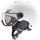 UVEX Kask narciarski Wanted Visor pro V, Kolor: biały, Rozmiar: 54-58