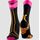 Skarpety unisex X-Socks TRAILRUN TERRASKIN EXPERT CREW X BLACK/FLUO PINK/BLAZING ORANGE, Kolor: czarny, Rozmiar: 35/38