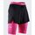 Spodenki damskie X-Bionic EFFEKTOR 2IN1 SHORTS X BLACK/NEO PINK czarne, Kolor: czarny, Rozmiar: S
