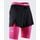 Spodenki damskie X-Bionic EFFEKTOR 2IN1 SHORTS X BLACK/NEO PINK czarne, Kolor: czarny, Rozmiar: L
