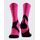 Skarpety unisex X-Socks BIKE EXPERT CREW FLUO PINK/X BLACK różowe, Kolor: różowy, Rozmiar: 35/38