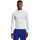 UNDER ARMOUR koszulka treningowa długi rękaw UA HG Armour Comp Mock LS biała, Kolor: biały, Rozmiar: L