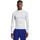 UNDER ARMOUR koszulka treningowa długi rękaw UA HG Armour Comp Mock LS biała, Kolor: biały, Rozmiar: M