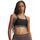 Under Armour HeatGear Mid T-Back damski biustonosz sportowy średnie wsparcie czarny, Kolor: czarny, Rozmiar: M