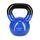 KNV10 Blue Kettlebell Żeliwny Pokryty Winylem HMS, Kolor: niebieski, Waga: 10 kg