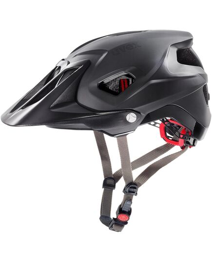 UVEX Kask rowerowy Quatro Integrale, Kolor: czarny, Rozmiar: 56-61