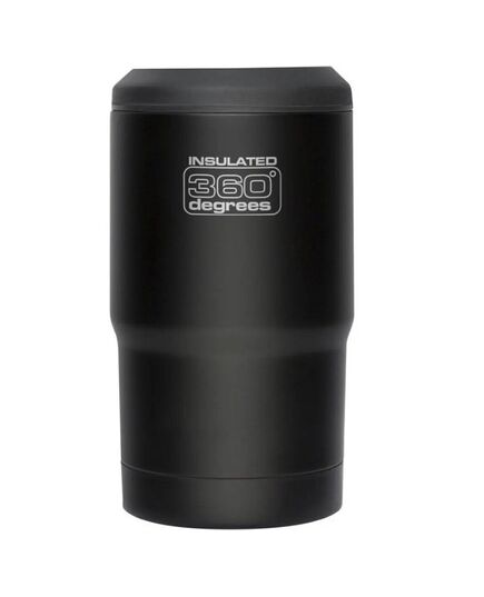 360 DEGREES Butelka Vacuum Insulated Beer Cozy, Kolor: czarny, Pojemność (ml): 375
