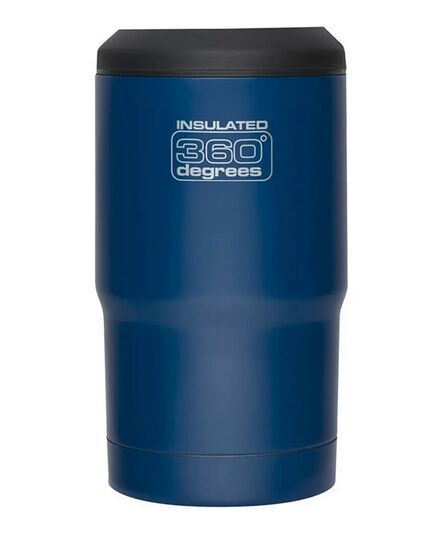 360 DEGREES Butelka Vacuum Insulated Beer Cozy, Kolor: granatowy, Pojemność (ml): 375