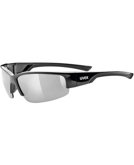 UVEX Okulary sportstyle 215 (53/0/617/8316/UNI), Kolor: czarny, Rozmiar: one size