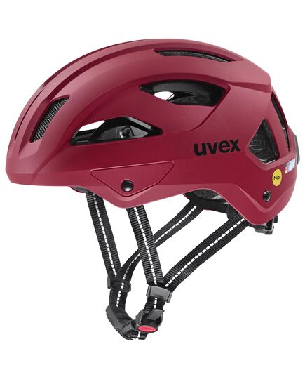 UVEX Kask city stride MIPS (41/0/728/03/17) czerwony, Kolor: czerwony, Rozmiar: 59-62