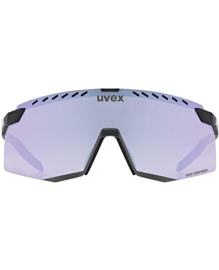 UVEX Okulary pace stage CV (53/3/052/8885/UNI), Kolor: czarny, Rozmiar: one size