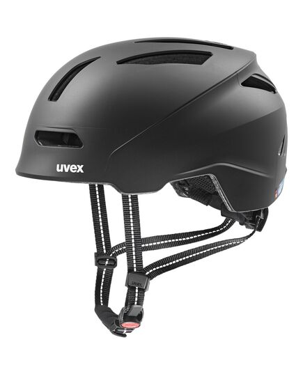 UVEX Kask rowerowy Urban Planet, Kolor: czarny, Rozmiar: 54-58