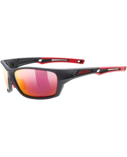 UVEX Okulary sportstyle 232 P (53/3/002/2330/UNI), Kolor: czerwony, Rozmiar: one size