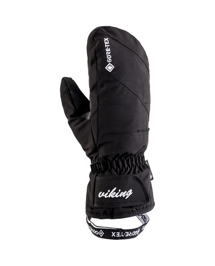 Rękawice Narciarskie Damskie Jednopalczaste VIKING Sherpa GTX Mitten Ski Lady, Kolor: czarny, Rozmiar: 7