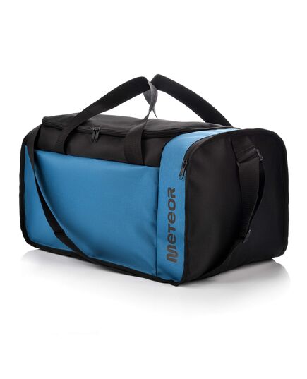 Torba Fitness Meteor Odyn 40L Czarny/Niebieski, Kolor: czarny/niebieski