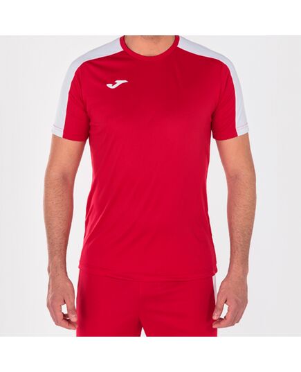 JOMA ACADEMY 101656.602 koszulka męska sportowa czerwona/biała, Kolor: czerwony, Rozmiar: XL