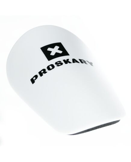 PROSKARY ochraniacze piłkarskie 10x6cm mini białe