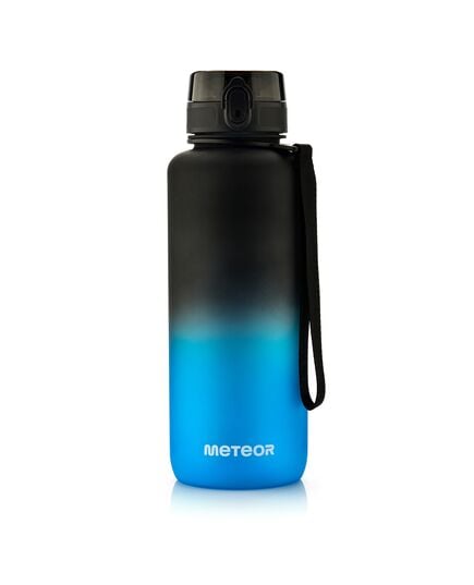 Meteor bidon sportowy 1000 ml czarny/niebieski