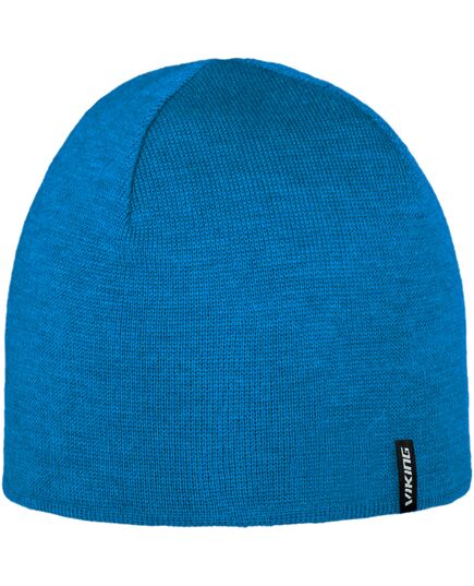VIKING NOMRA 2.0 czapka zimowa unisex z wełny merino niebieska, Kolor: niebieski, Waga: 0.2