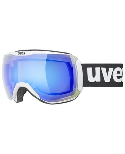 UVEX DOWNHILL gogle narciarskie 100% UV protection białe, Kolor: biały, Rozmiar: one size