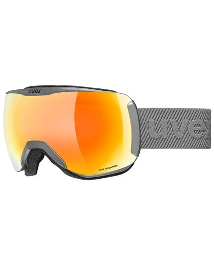 UVEX DOWNHILL gogle narciarskie 100% UV protection szare, Kolor: szary, Rozmiar: one size