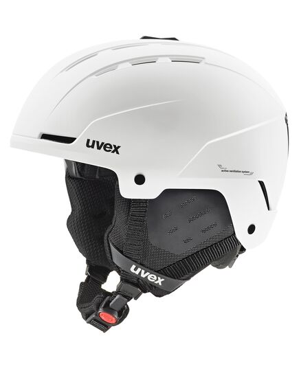 UVEX STANCE kask narciarski hardshell z regulacją biały, Kolor: biały, Rozmiar: 58-62