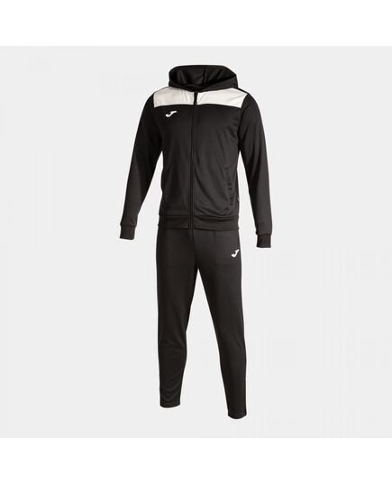 JOMA PHOENIX II dres męski sportowy bluza z kaputrem i spodnie 103121.102 czarny, Kolor: czarny, Waga: 0.2, Rozmiar: S
